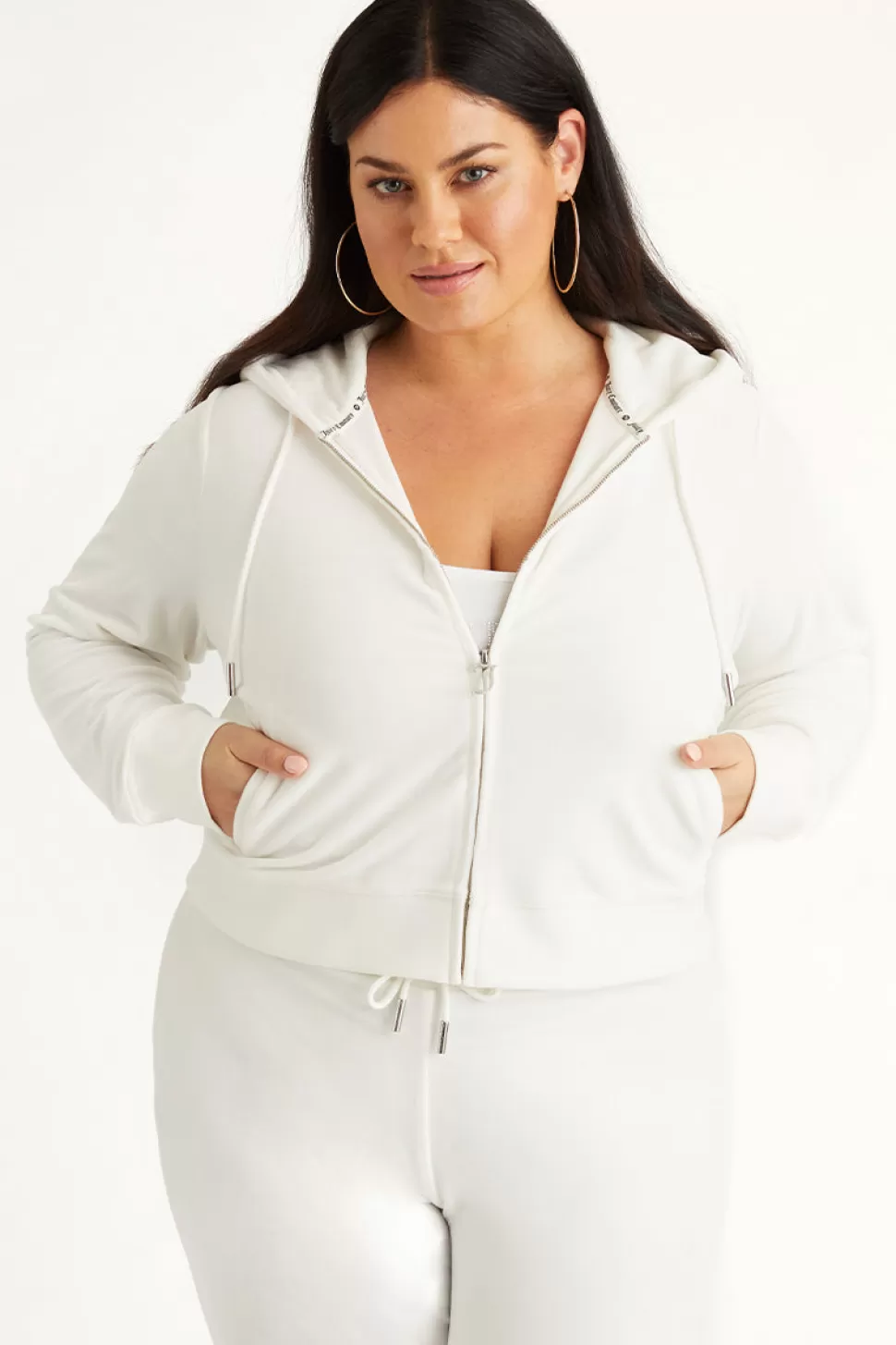 Juicy Couture Hoodies & Jackets | Bling Sets^Plus-Size OG Big Bling Velour Hoodie