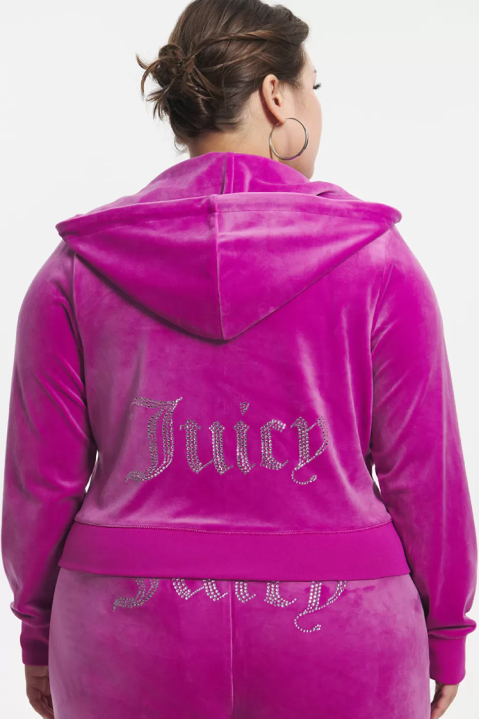 Juicy Couture Hoodies & Jackets | Bling Sets^Plus-Size OG Big Bling Velour Hoodie