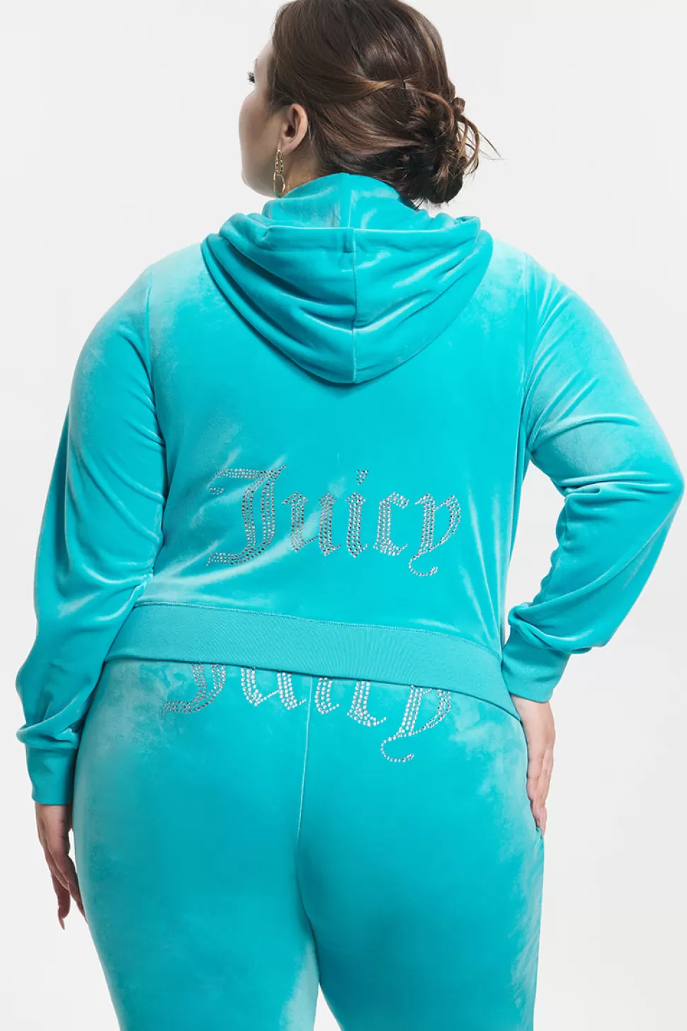 Juicy Couture Hoodies & Jackets | Bling Sets^Plus-Size OG Big Bling Velour Hoodie