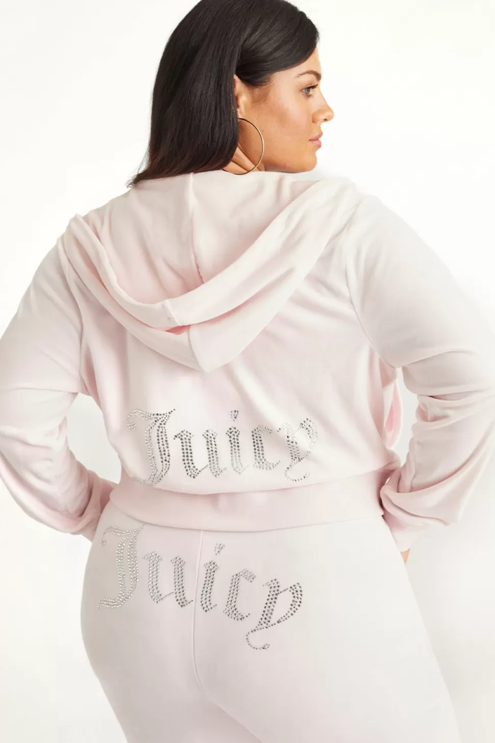 Juicy Couture Hoodies & Jackets | Bling Sets^Plus-Size OG Big Bling Velour Hoodie