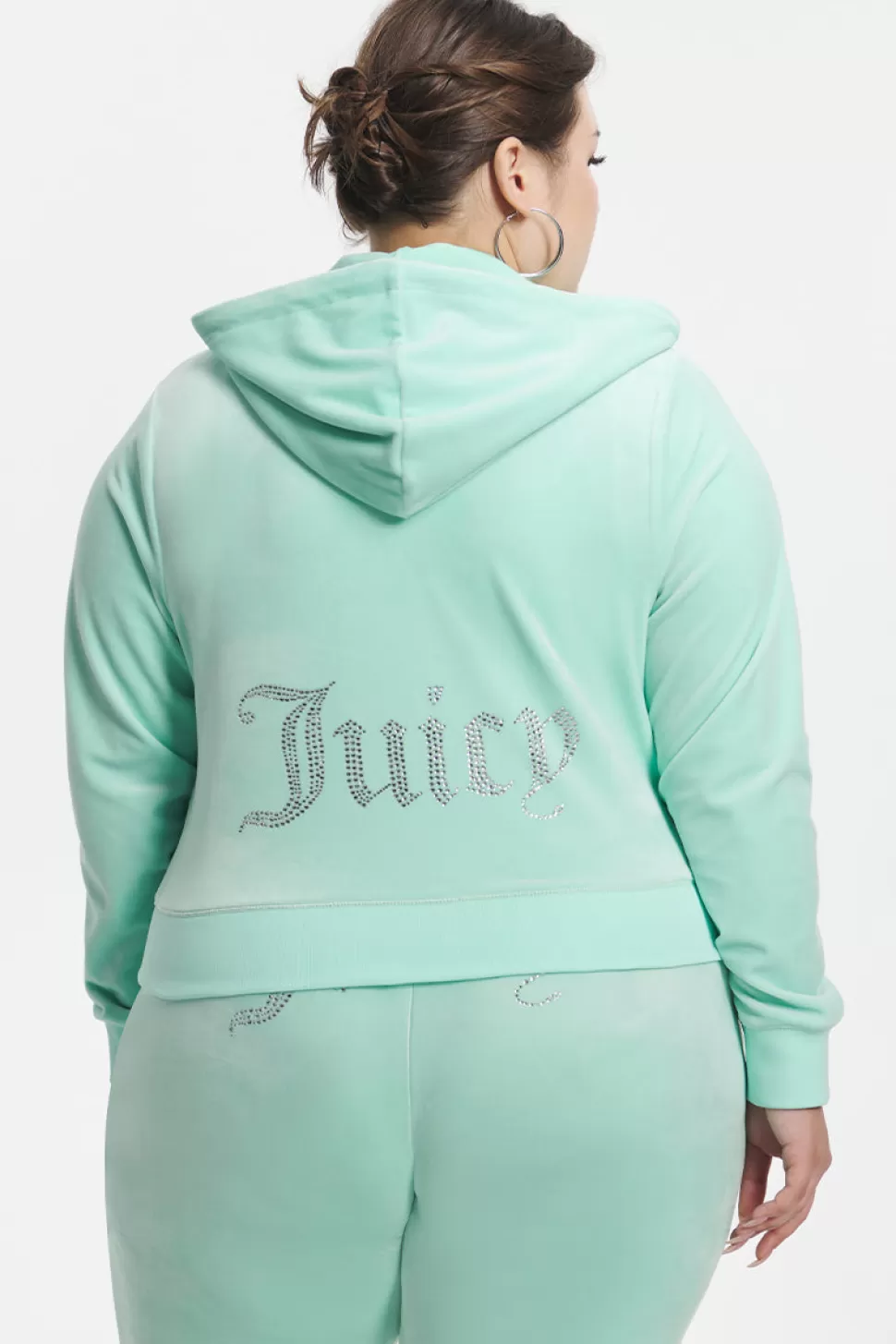 Juicy Couture Hoodies & Jackets | Bling Sets^Plus-Size OG Big Bling Velour Hoodie