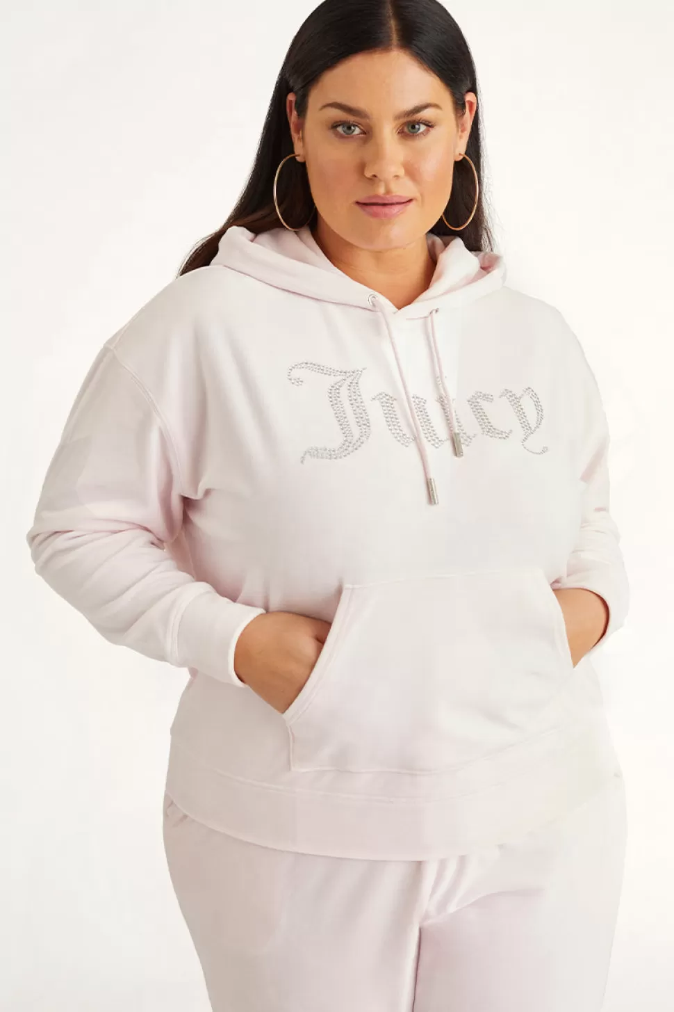 Juicy Couture Hoodies & Jackets | Track Tops^Plus-Size Oversized Bling Big Velour Hoodie