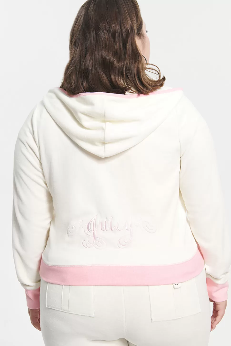 Juicy Couture Hoodies & Jackets | Track Tops^Plus-Size Sweetheart Cotton Velour Hoodie