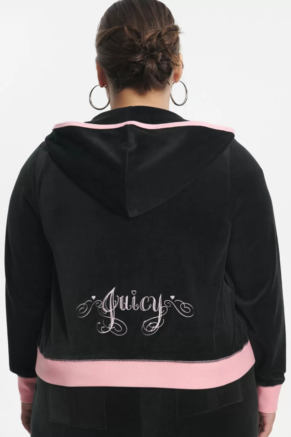 Juicy Couture Hoodies & Jackets | Track Tops^Plus-Size Sweetheart Cotton Velour Hoodie