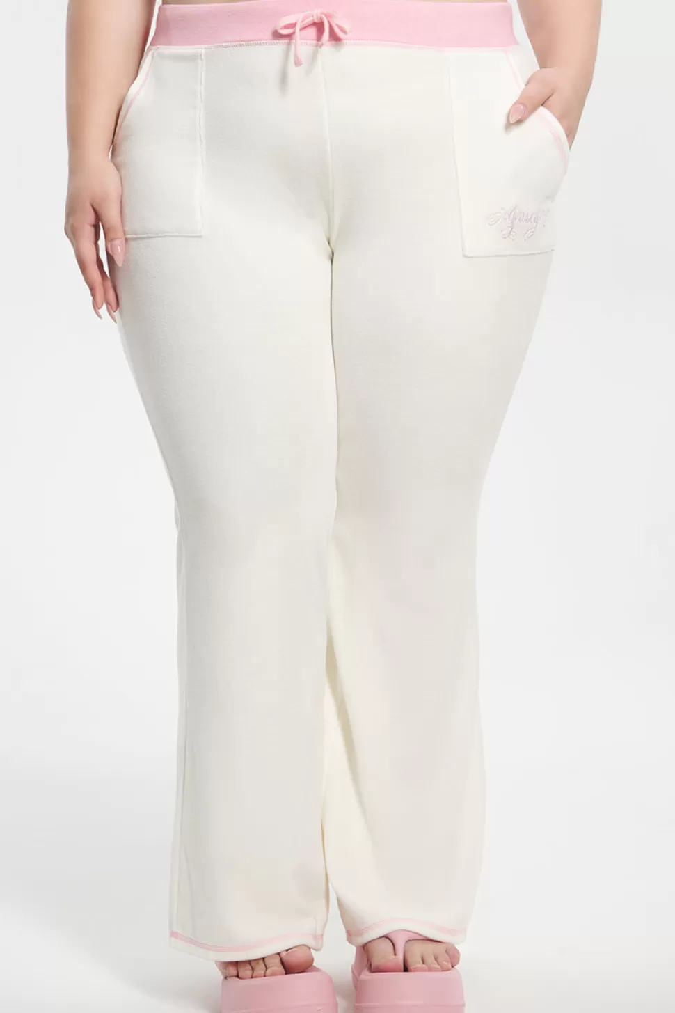 Juicy Couture Track Pants | Track Bottoms^Plus-Size Sweetheart Cotton Velour Track Pants