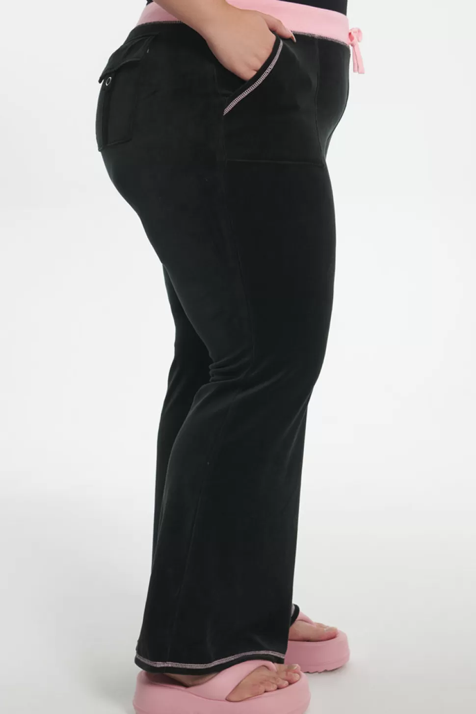 Juicy Couture Track Pants | Track Bottoms^Plus-Size Sweetheart Cotton Velour Track Pants