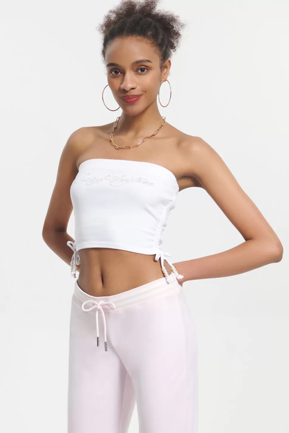 Juicy Couture Tees & Tops^Script Bling Tube Top