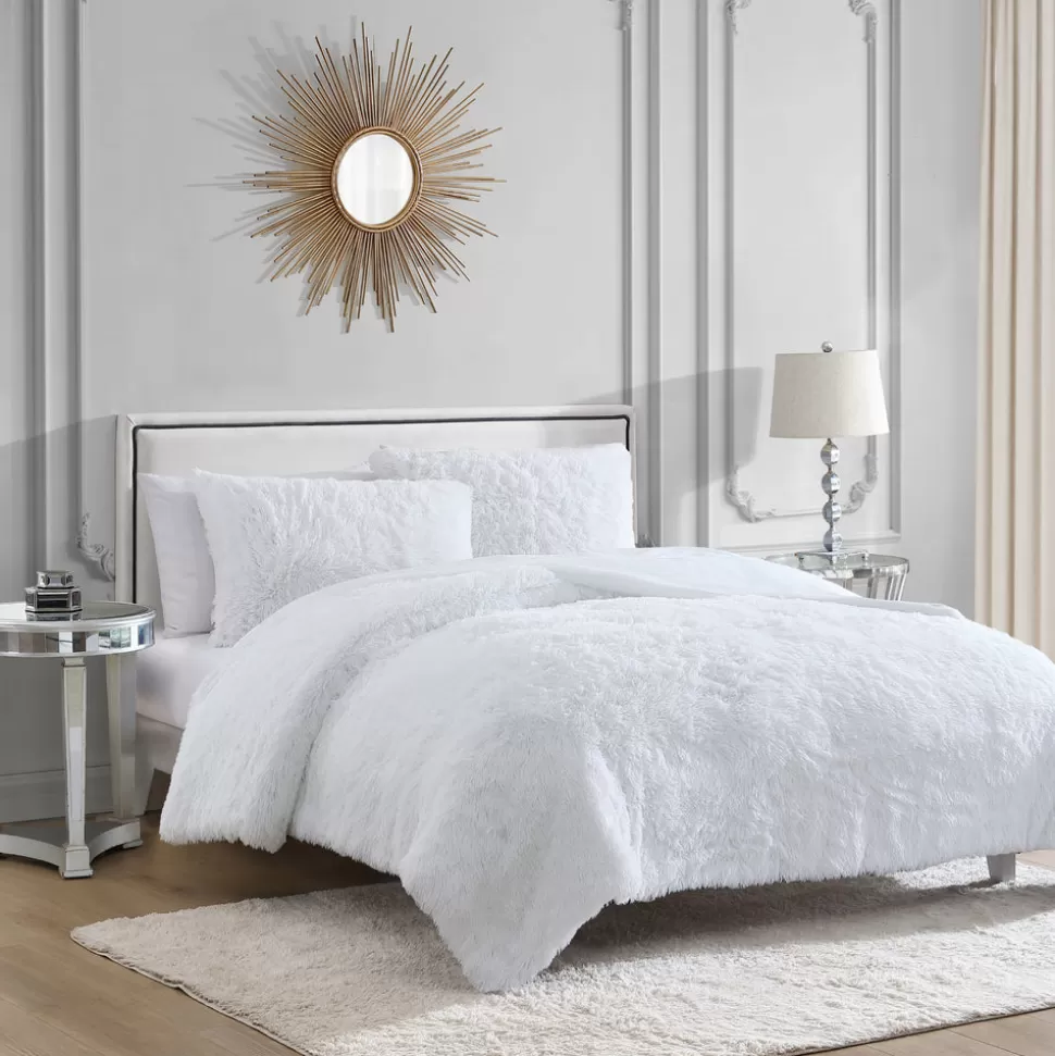 Juicy Couture Comforter Sets^Shaggy Faux Fur Comforter Set