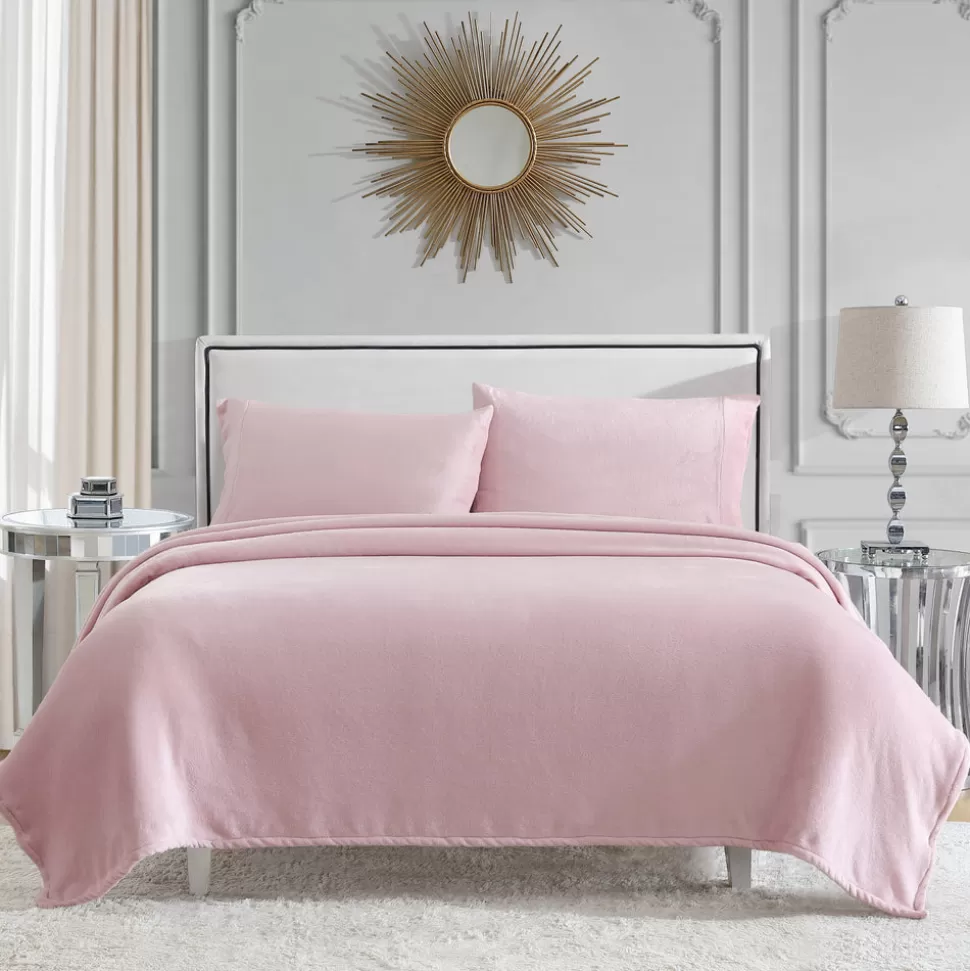 Juicy Couture Sheet Sets^Solid Plush Sheet Set