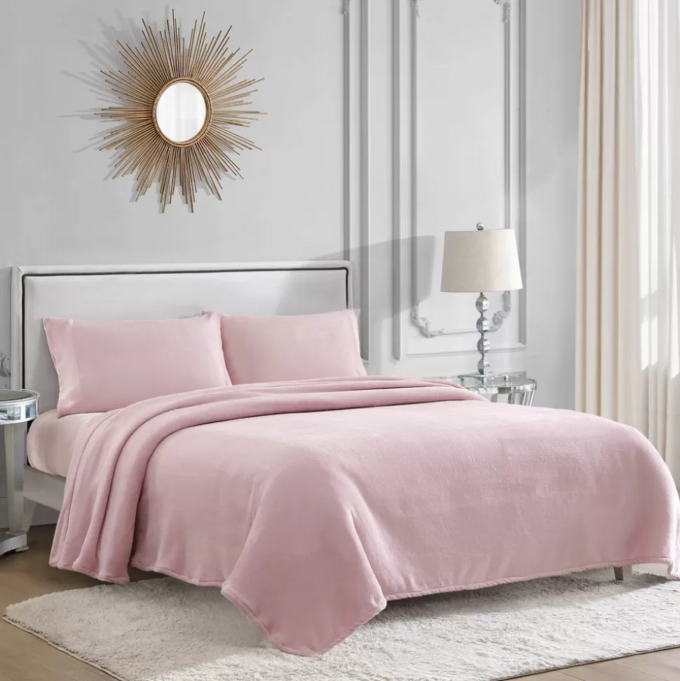 Juicy Couture Sheet Sets^Solid Plush Sheet Set