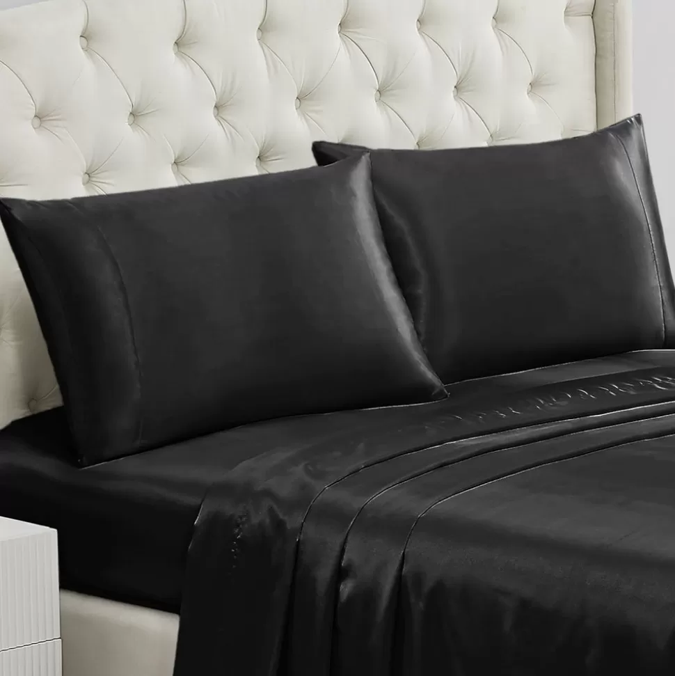 Juicy Couture Sheet Sets^Solid Satin Pillow Case Set