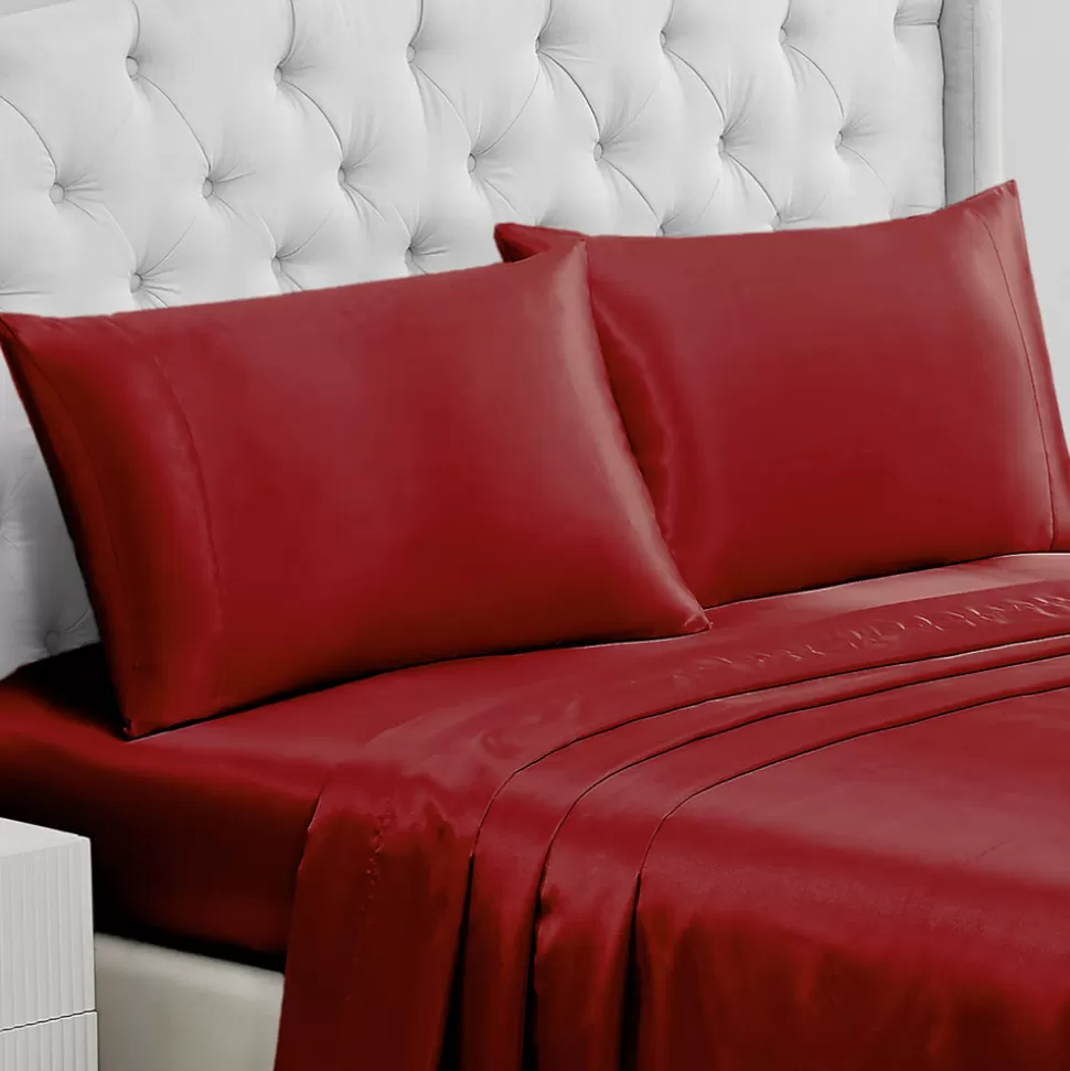 Juicy Couture Sheet Sets^Solid Satin Pillow Case Set