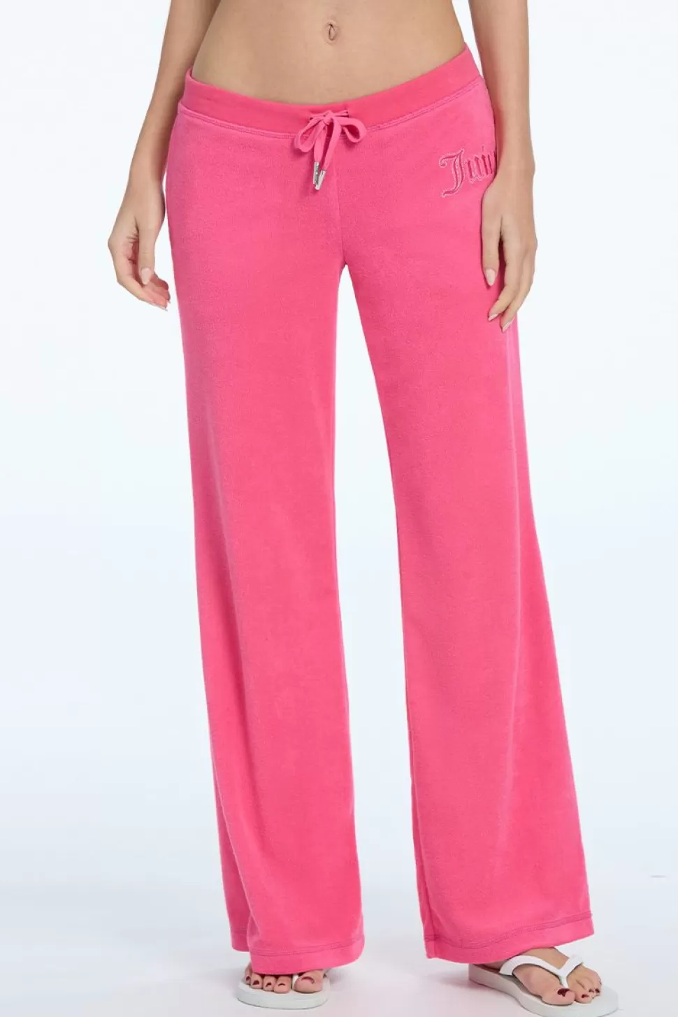 Juicy Couture Track Bottoms^Tonal Towel Terry Track Pants