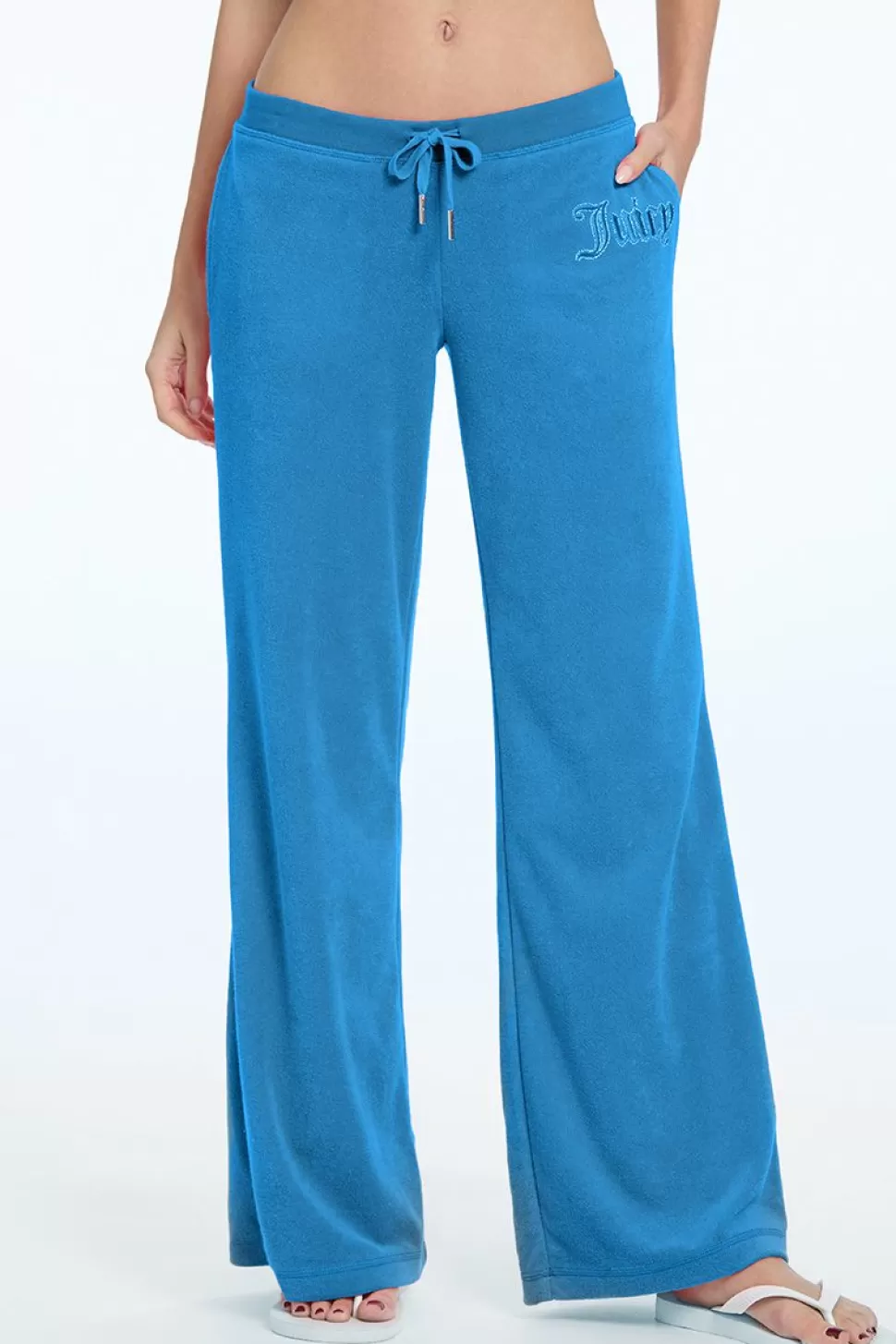 Juicy Couture Track Bottoms^Tonal Towel Terry Track Pants