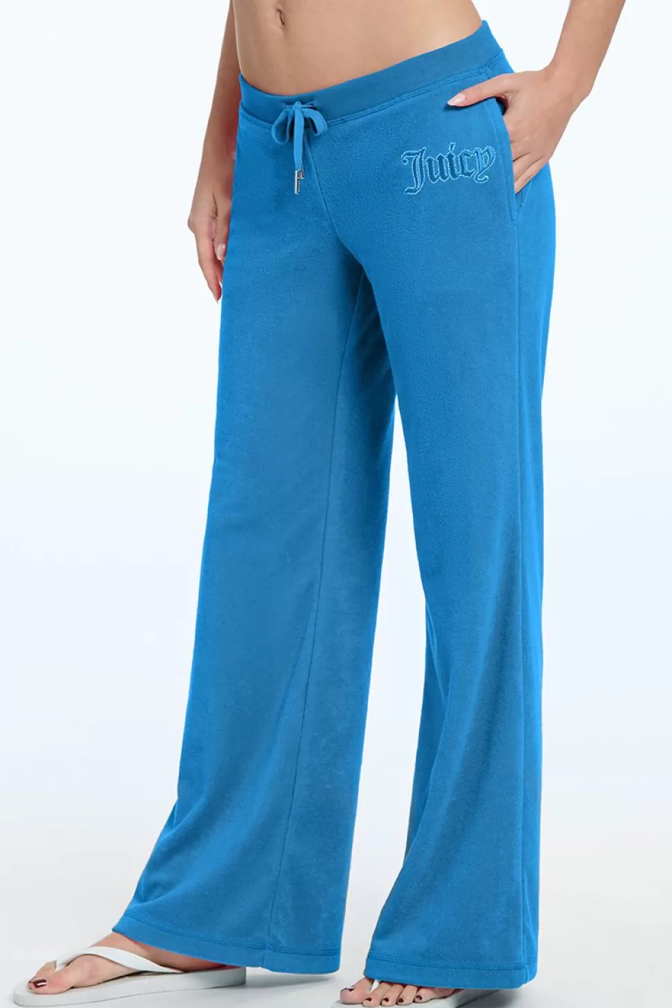 Juicy Couture Track Bottoms^Tonal Towel Terry Track Pants