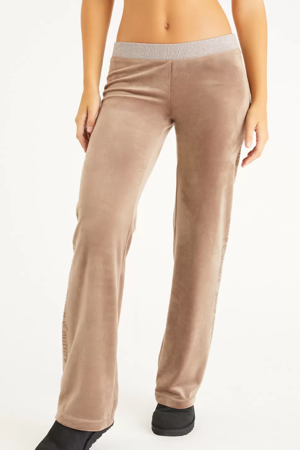 Juicy Couture Track Bottoms^Wide Leg Pants with Side Bling